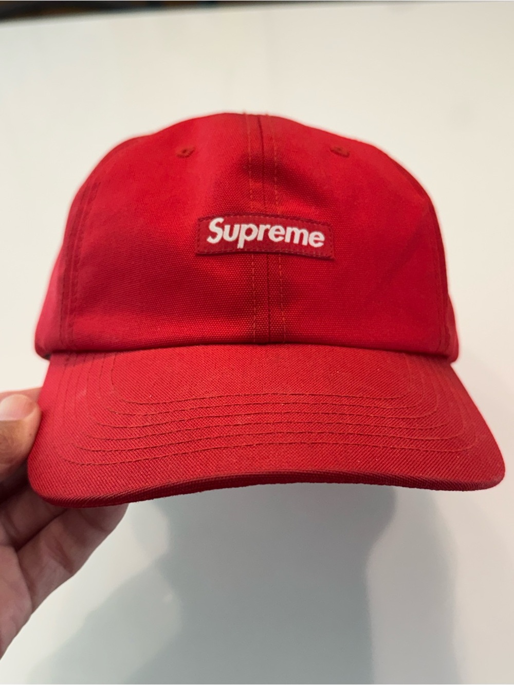 Supreme Red Cordura 6 Panel Hat